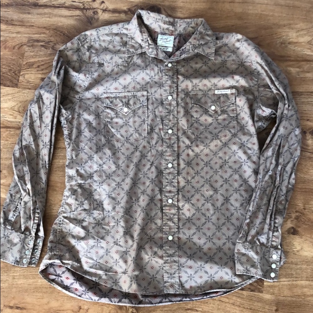 Lucky Brand Western Button Down